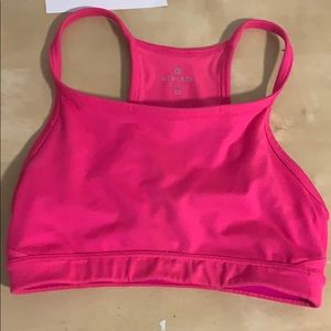 Hot Pink Athleta Sports Bra